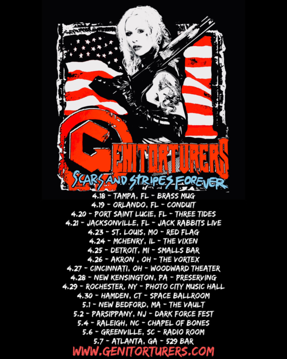 Genitorturers Scars and Stripes Forever Tour